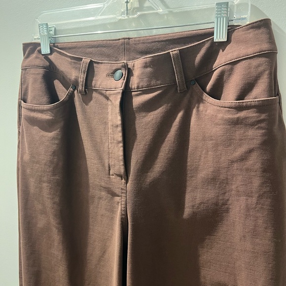 Lululemon City Sleek 5 Pocket High-Rise Wide-Leg Pant 30 | Java | Utilitech - Picture 9 of 10